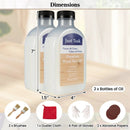 Wood Oil Cleaner and Brightener Set - 16 oz (2 Pack) by DirectDeals