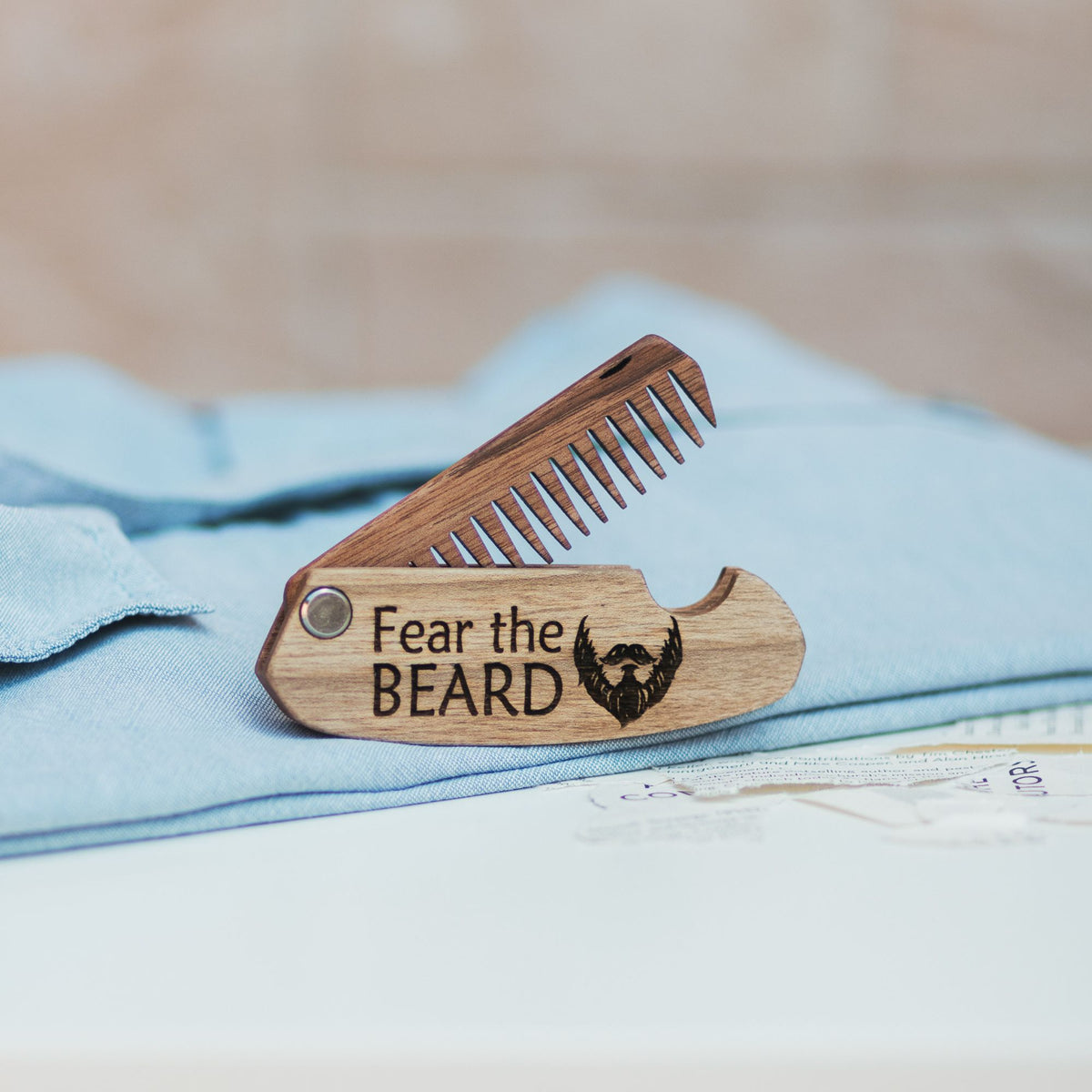 Wooden Beard Comb – Fear the Beard, photo 13 of 14