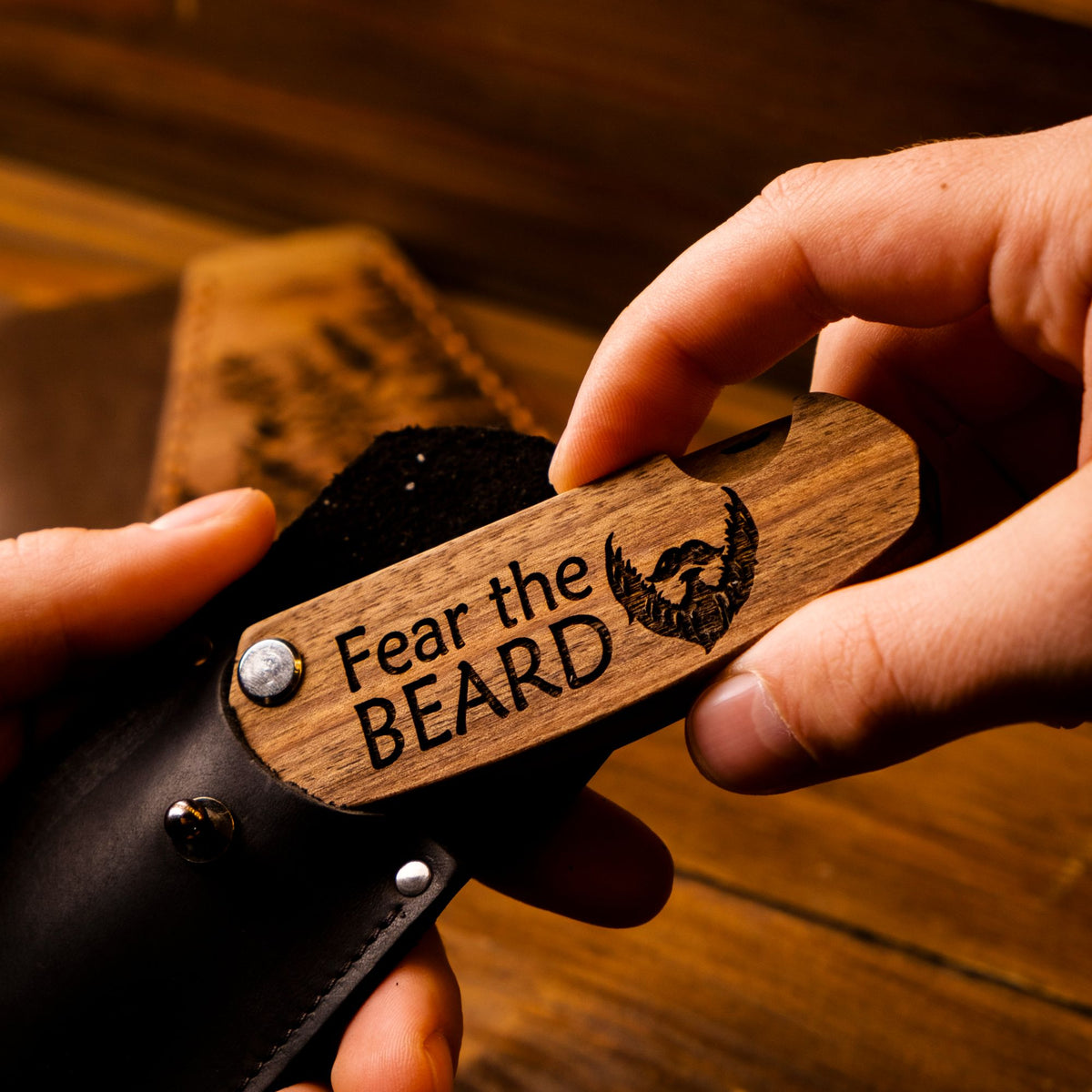 Wooden Beard Comb – Fear the Beard, photo 9 of 14
