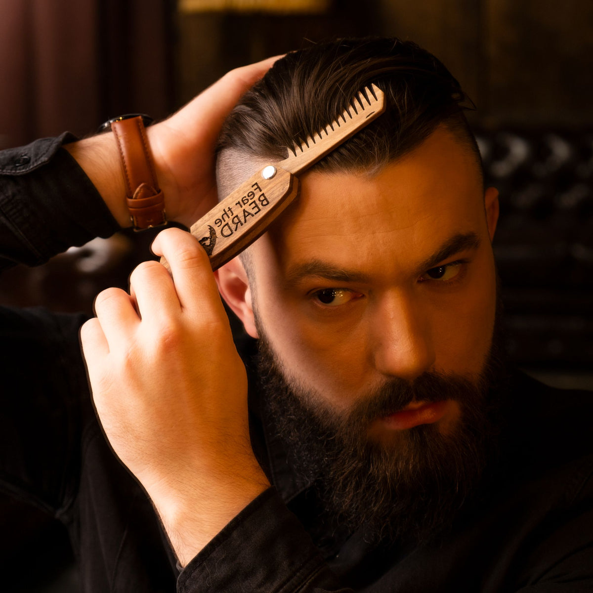 Wooden Beard Comb – Fear the Beard, photo 6 of 14