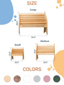 Wooden Montessori Bookshelf