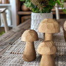Whimsical Wooden Mushrooms, Set of 3 by Decor Steals