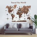 Wooden Map Quotes