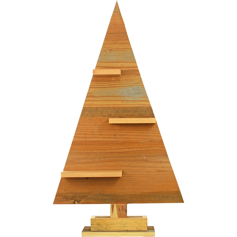 Wood Triangle Retail Merchandising Tree