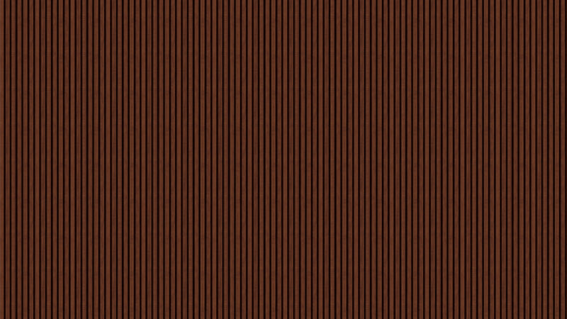 Wooden Vertical Panel Wallpaper. Dark Brown Wainscot Hardwood Wall Mural Print.