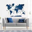 Wooden World Map Black by Enjoy The Wood