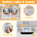 Wooden 2 Piece Kids Kitchen Playset with Fridge and Running Water by LJGDeals