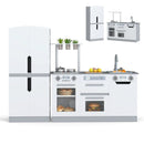 Wooden 2 Piece Kids Kitchen Playset with Fridge and Running Water by LJGDeals
