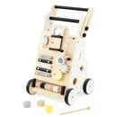 Wooden Baby Walker with Height Adjustable Handles by LJGDeals