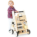 Wooden Baby Walker with Height Adjustable Handles by LJGDeals