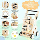 Wooden Baby Walker with Height Adjustable Handles by LJGDeals