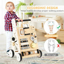 Wooden Baby Walker with Height Adjustable Handles by LJGDeals