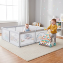 Wooden Baby Walker and Large Infant Playpen Bundle by LJGDeals