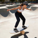 Wooden Balancing Board with Cork Roller and Storage Rack to Exercise by LJGDeals