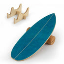 Wooden Balancing Board with Cork Roller and Storage Rack to Exercise by LJGDeals