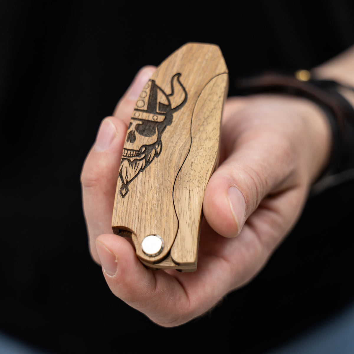 Wooden Beard Comb – Viking Design, photo 2 of 13