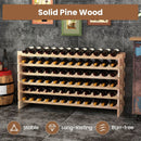 Wooden Bottle Rack Wine Display Shelves for 72 Bottles by LJGDeals