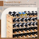 Wooden Bottle Rack Wine Display Shelves for 72 Bottles by LJGDeals