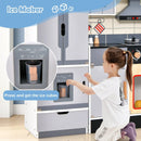 Wooden Chef Play Kitchen and Refrigerator with Realistic Range Hood and Roaster by LJGDeals