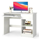 Wooden Computer Desk with CPU Stand by LJGDeals