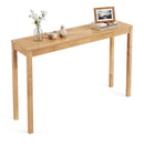 Wooden Console Table Modern Farmhouse Sofa Table with Thickened Top by LJGDeals