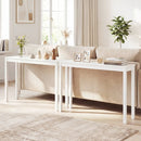 Wooden Console Table Modern Farmhouse Sofa Table with Thickened Top by LJGDeals