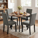 Wooden Dining Chairs Set of 4 with Bent Wood Legs by LJGDeals