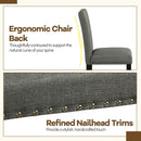 Wooden Dining Chairs Set of 4 with Bent Wood Legs by LJGDeals