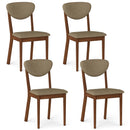 Dining Chairs Set of 4 with Padded Seats and Backrest