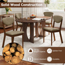 Dining Chairs Set of 4 with Padded Seats and Backrest