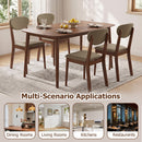 Dining Chairs Set of 4 with Padded Seats and Backrest