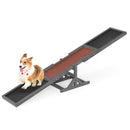 Wooden Dog Agility Seesaw Dog Outdoor Run Game Toy for Obstacle Courses by LJGDeals