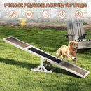 Wooden Dog Agility Seesaw Dog Outdoor Run Game Toy for Obstacle Courses by LJGDeals