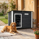 Wooden Dog House Outdoor with Openable Roof - Large by LJGDeals