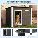 Wooden Dog House Outdoor with Openable Roof - Large by DirectDeals