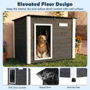 Wooden Dog House Outdoor with Openable Roof - Large by LJGDeals