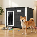 Wooden Dog House Outdoor with Openable Roof - Large by LJGDeals
