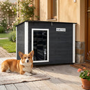 Wooden Dog House Outdoor with Openable Roof - Large by LJGDeals