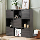 9-Cube Wooden Freestanding Bookcase for Home and Office by LJGDeals