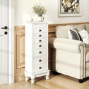 Wooden Jewelry Armoire Cabinet Storage Chest with Drawers and Swing Doors by LJGDeals