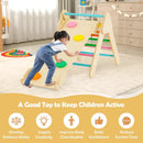 5-in-1 Wooden Kids Climber Toys with Triangle Arch Ramp by LJGDeals