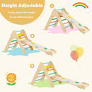 5-in-1 Wooden Kids Climber Toys with Triangle Arch Ramp by LJGDeals