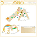 5-in-1 Wooden Kids Climber Toys with Triangle Arch Ramp by LJGDeals