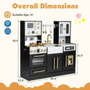 Wooden Kids Kitchen Playset with Realistic Lights and Sounds by LJGDeals