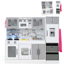 Wooden Kitchen Playset with Lights and Sounds for Ages 3+ by DirectDeals