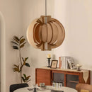 Wooden Lantern Pendant Lamp