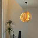 Wooden Lantern Pendant Lamp