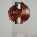 Wooden Lantern Pendant Lamp