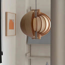 Wooden Lantern Pendant Lamp