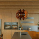 Wooden Lantern Pendant Lamp